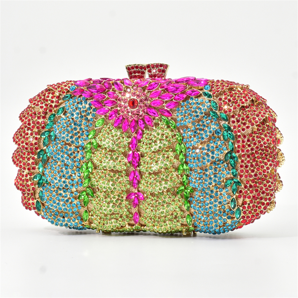 Latest Womens Handbags and Purses Clutch Evening Bag Rhinestone Bag Metallic Diamonds Bridal Party Luxury Bridal Wedding Party