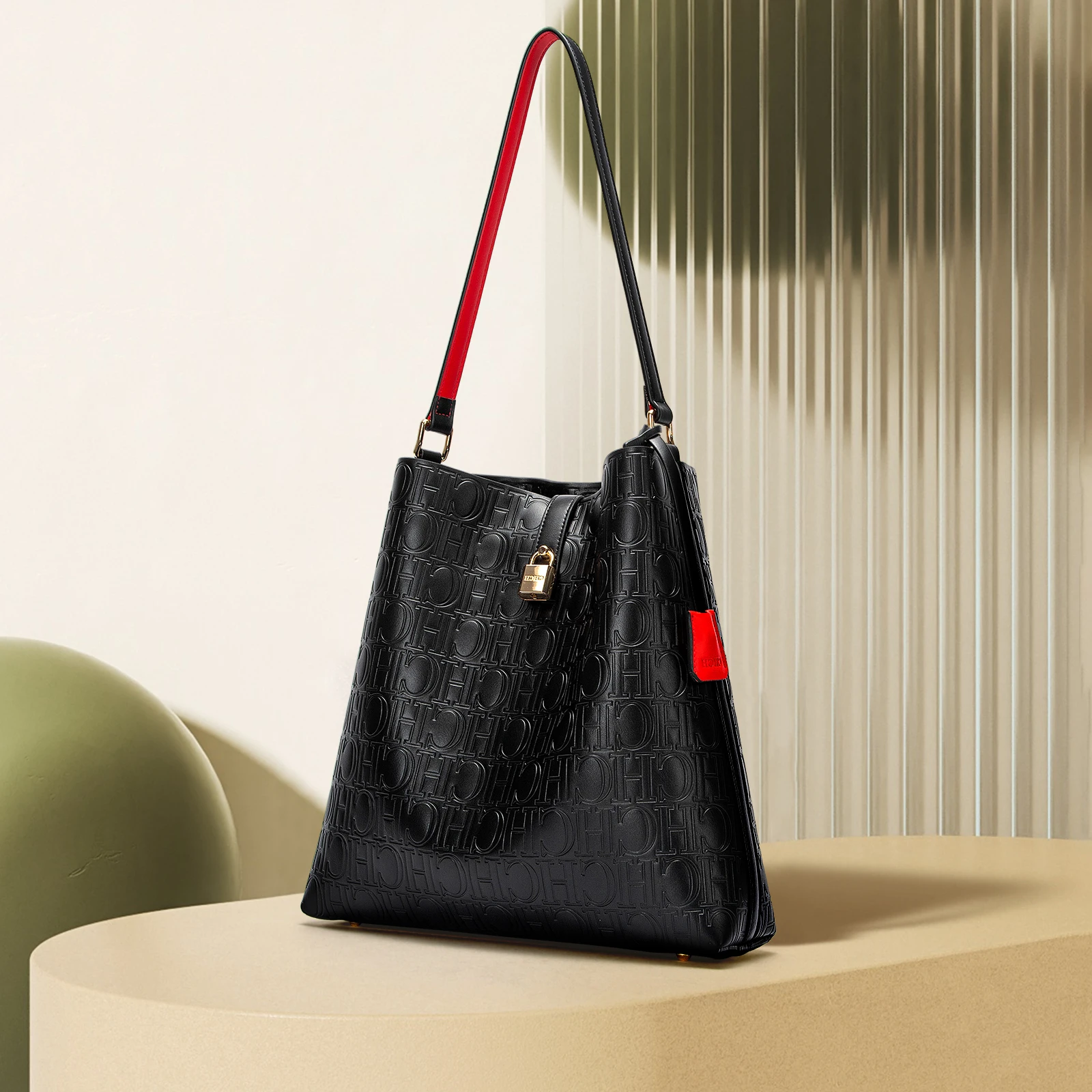 Vintage Bags Pure Color Women's Tote - Retro Classic Letter Print Large Capacity Versatile hot Style Fashion Shoulder Bag