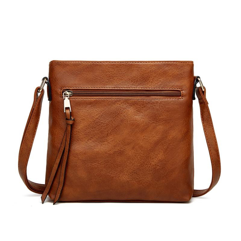 PU Cross Body One Shoulder Versatile Handbag Women's Fashion Tote Multi-piece Set Large Capacity Simple Child Mother Bag