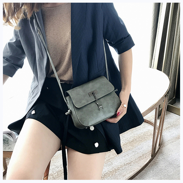 Fashion Ladies Handbag Messenger Bags Women Leather Shoulder Bag Lady Crossbody Mini Bag Female Deer Pendant Evening Bags