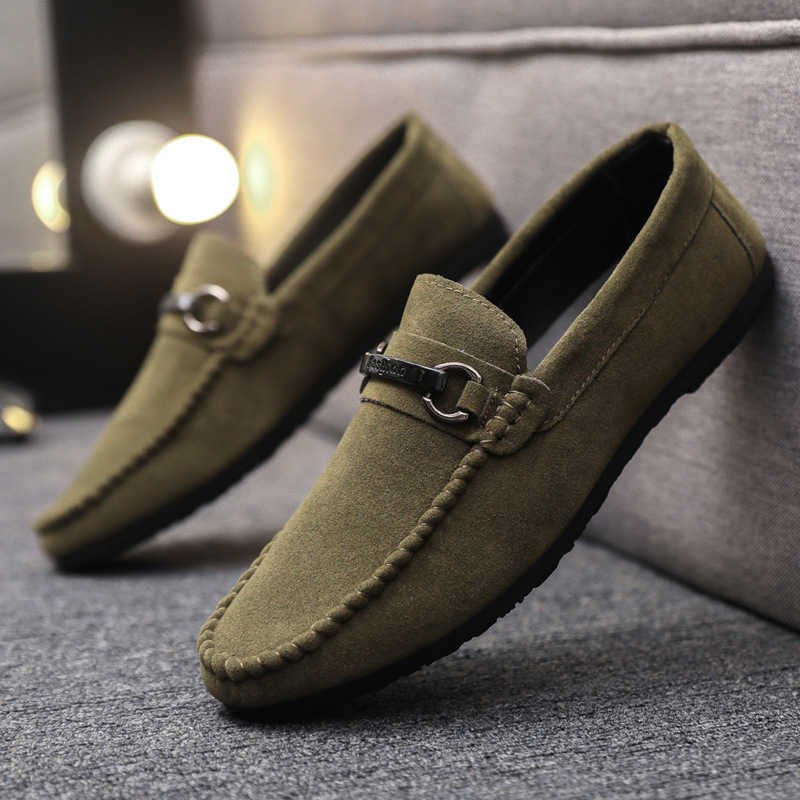CMM Lightweight Mens Shoes Mens Loafer Dou Shoes Mens Driving Formal Attire Wedding Groom Trendy Thick Soled Work Slip Resistant