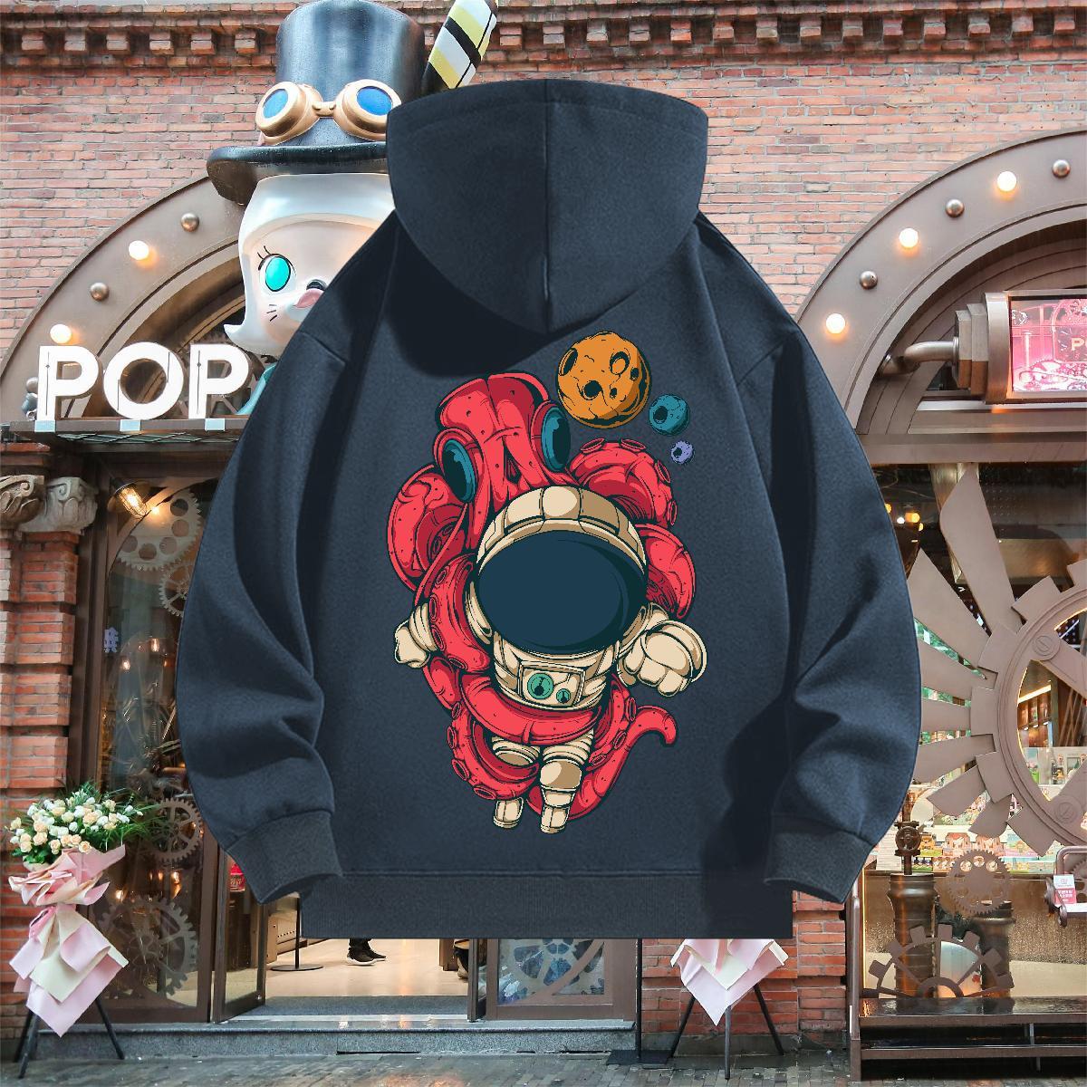 DIY Hooded Sweatshirt Breathable Soft Classic Hoodie Pullover Custom Print Oversized Tops Hoody Hip Hop Street Warm Fleece