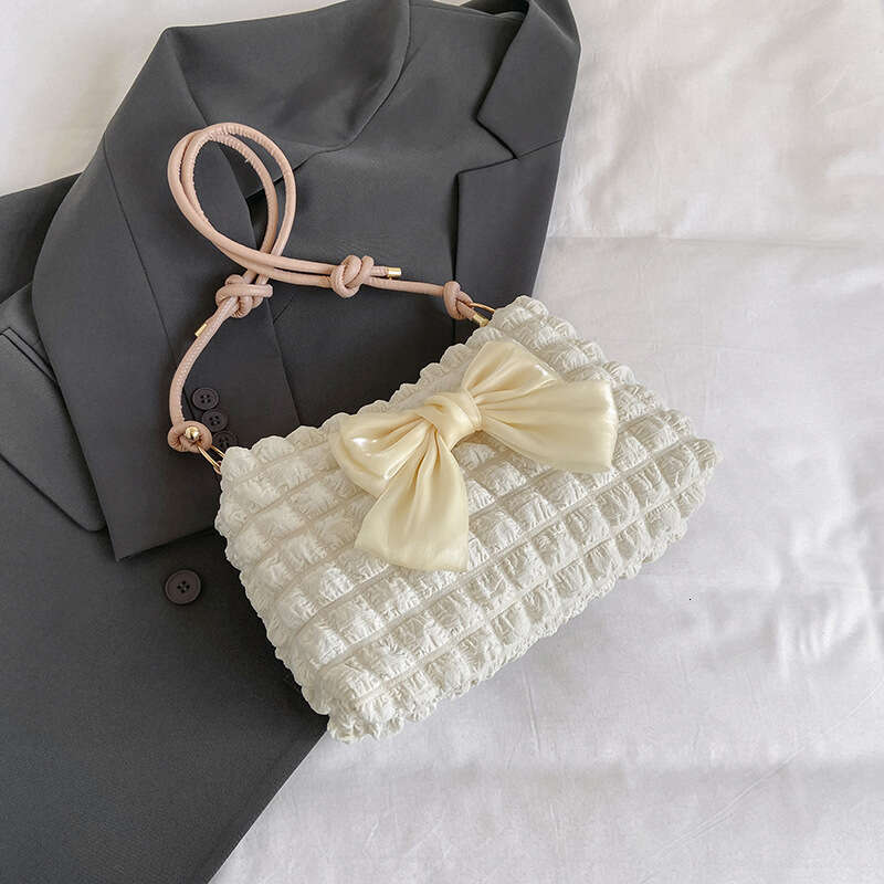 Women's 2023 Summer New Korean Bow Underarm Minimalist Fashion Casual Shoulder Bag