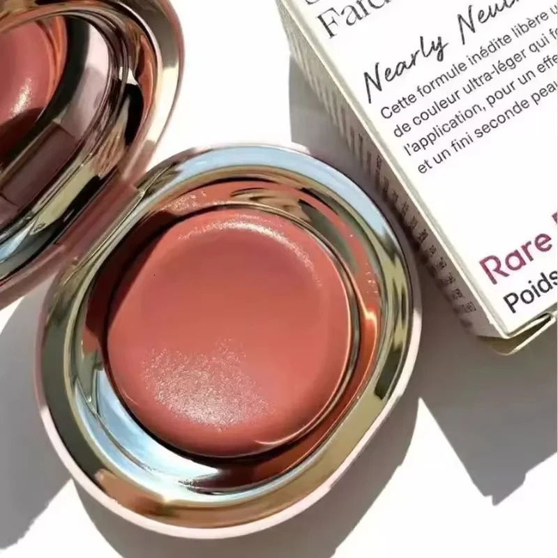 Pink powder blusher palette cream concealer foundation make-up waterproof durable red natural peach powder blusher makeup 241107