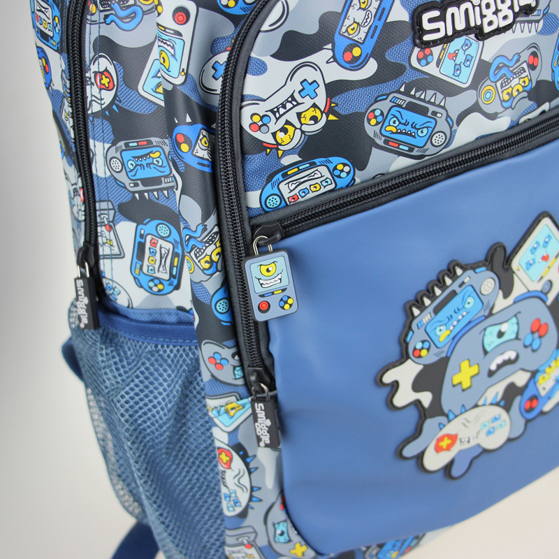 Australia Smiggle Original Children's Schoolbag Boys Shoulder Backpack Play Game School Supplies 7-11 Years old 16 Inches