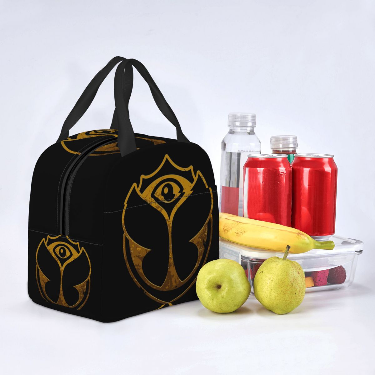 Tomorrowland Insulated Lunch Tote Bag for Women Electronic Dance Funny Print Resuable Cooler Thermal Food Lunch Box School