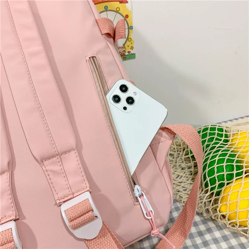 Female Student Backpacks for Women Black School Bags Cute Girls Waterproof Rucksack High Quality Oxford Bookbags Casual Backpack