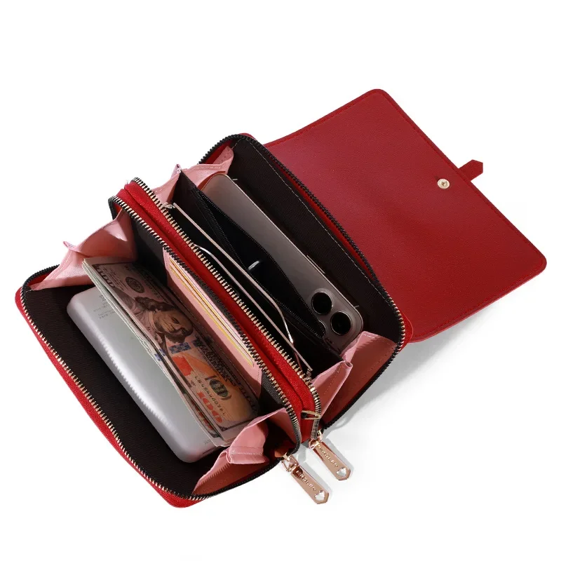 New Fashion Women's Shoulder Bag Multi Functional Oblique Straddle Phone Bag Minimalist Mini Versatile Wallets for Women 2023