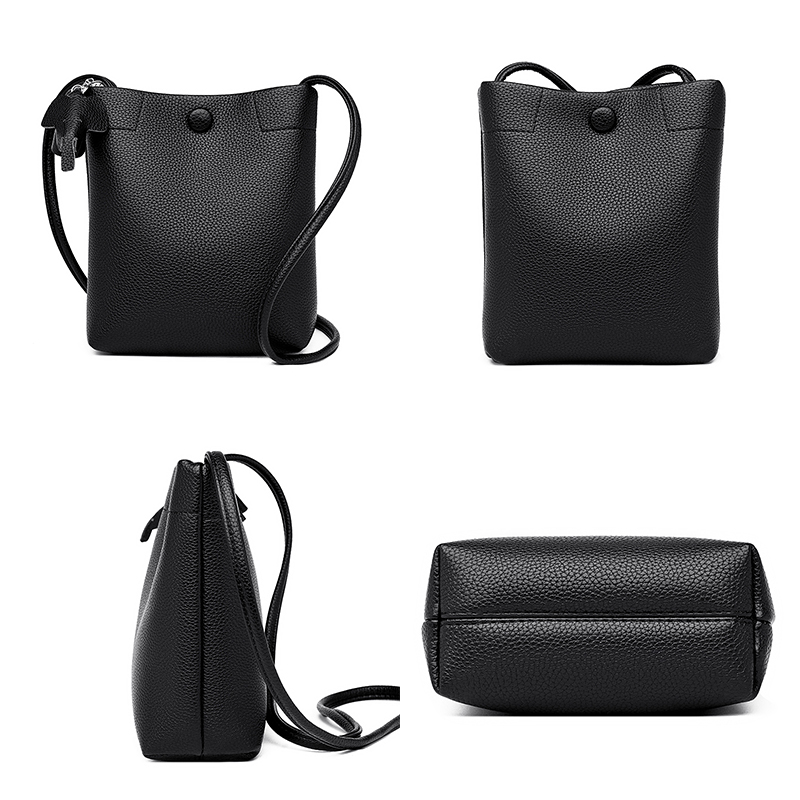 Genuine Leather Women Designer Crossbody Bags Female Shoulder Bag Fashion Soft Small Women Bag Solid Color Small Square Bags
