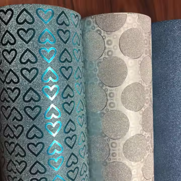 Decorative Film Sparkle Lamination Vinyl Cpp Metallized Glitter Thermal Film