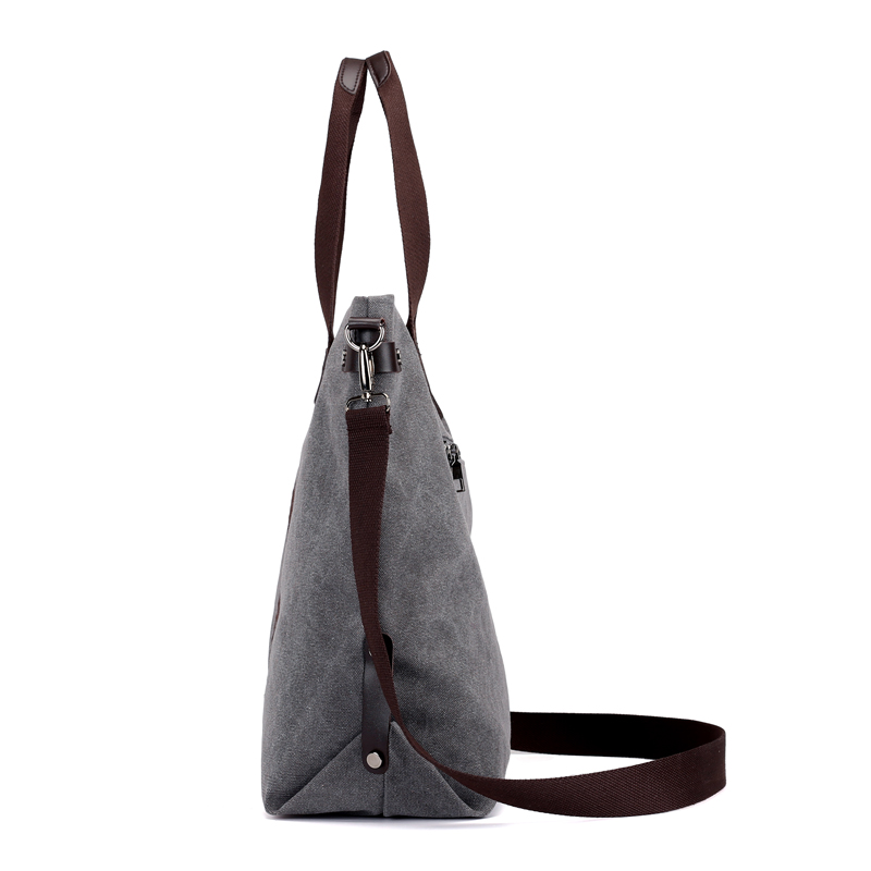 SOUTH GOOSE Fashion Canvas Bag Large Capacity Women's Canvas Handbag Ladies Casual Shoulder Bags Vintage Crossbody Messenger Bag