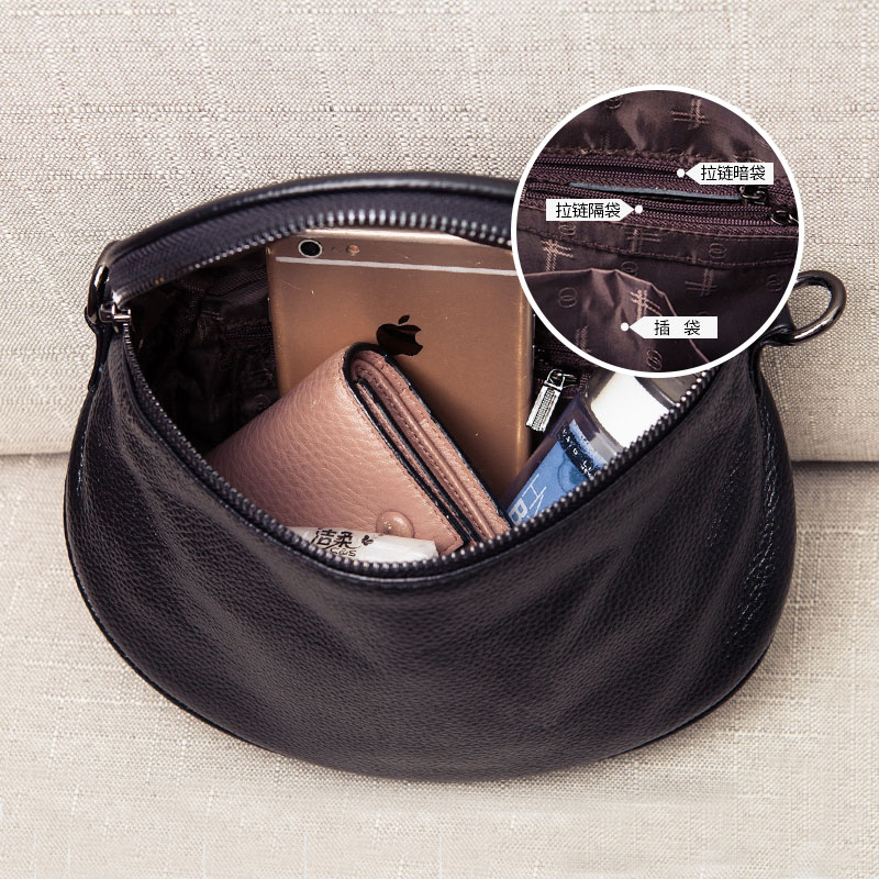 Genuine Leather Shoulder Bag Women's Luxury Handbags Fashion Crossbody Bags For Women Messenger Saddle Bag Female Tote Purse