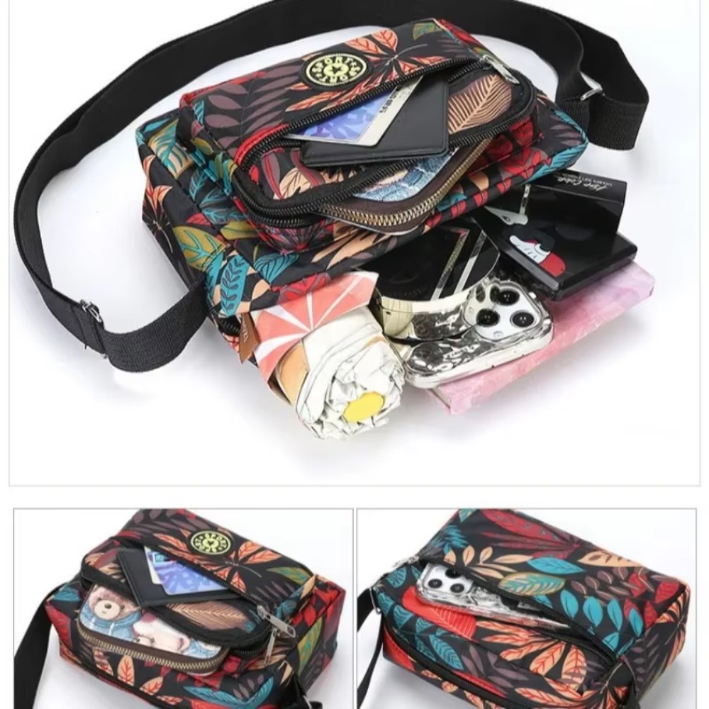 Oxford Cloth Women's Crossbody Bag 2024 Cloth Casual Backpack Messenger Nylon Canvas Bag Shoulder Middle-aged Mother Handbag