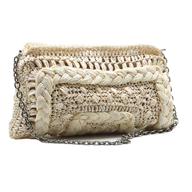New hand-woven 2022 style straw bag simple women's shoulder bag