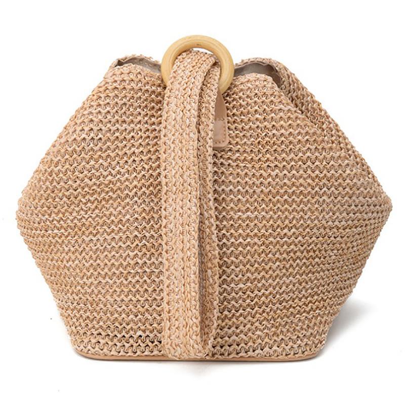 Shoulder Bag Crossbody Bags Straw Bag Handbags Women Summer Rattan Bag Handmade Woven Beach Bohemia Handbag 2019 New Fashion