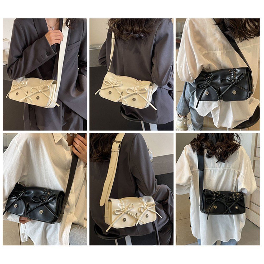 Women Luxury Shoulder Bag PU Leather Simple Satchel Bag Adjustable Strap Fashion Crossbody Bag Female Outdoor Bag