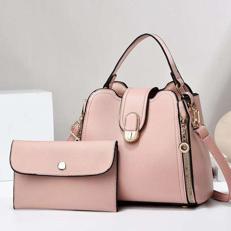 New solid color mother fashion trend women's large capacity shoulder crossbody bag handbag bags