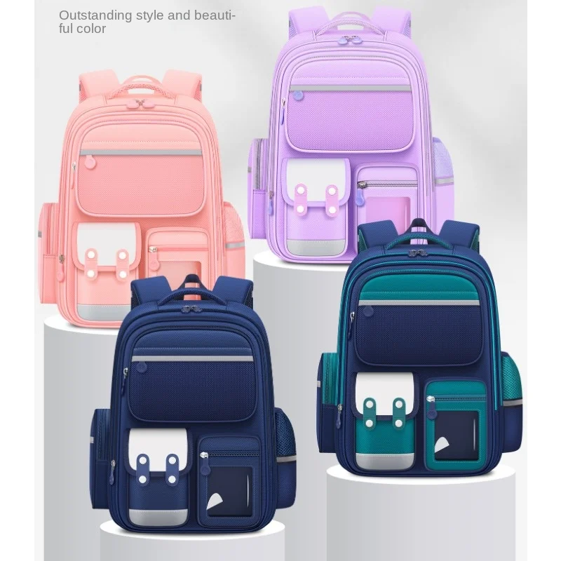 New Children School Bags Backpacks for Boys Girls Primary School Kid Students Multiple Pockets Orthopedic Cute Bookbags Mochilas