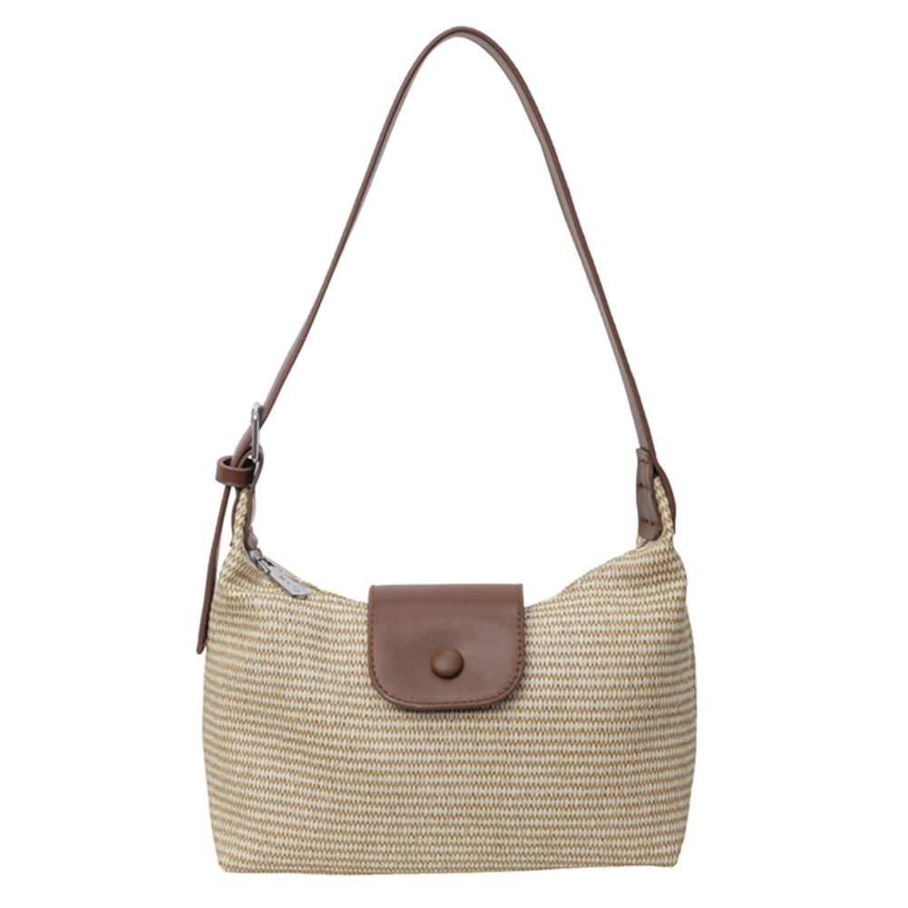 Straw Beach Bag Large Vacation Bag Woven Holiday Travel Handbag with Adjustable Strap for Women