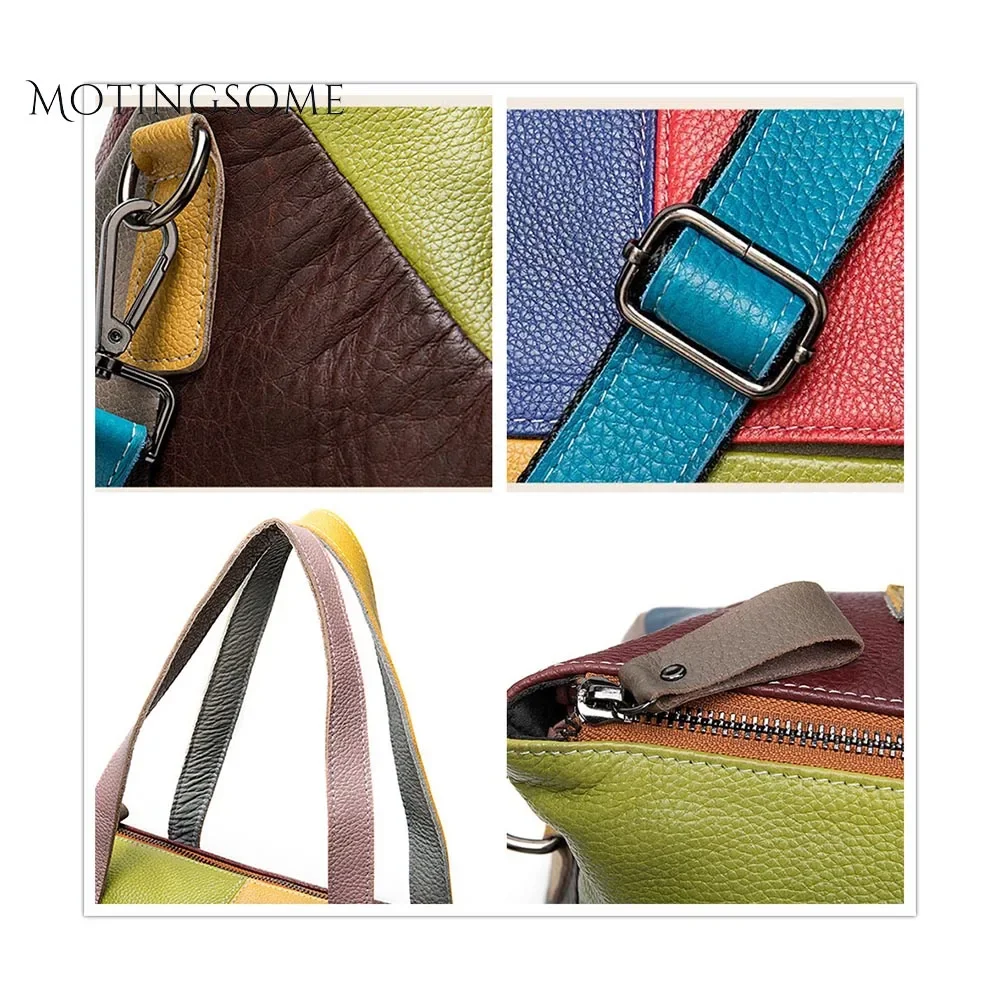 Oversized Women Tote Bag Genuine Leather Shoulder Bag Calfskin Vintage Style Patchwork Super LargeShopper Bag 2021 Women Trend