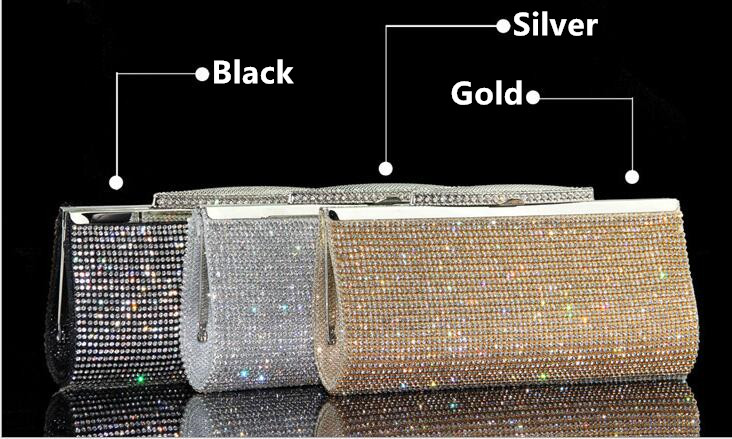Women Handbag Rhinestone Evening Bags For Party New Women Chain Shoulder Bag Ladies Fashion Clutch Bag Women Messenger