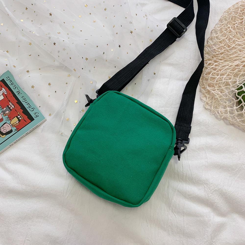 Fashion Women Simple Cute Bear Shoulder Bag Girls Canvas Messenger Bag