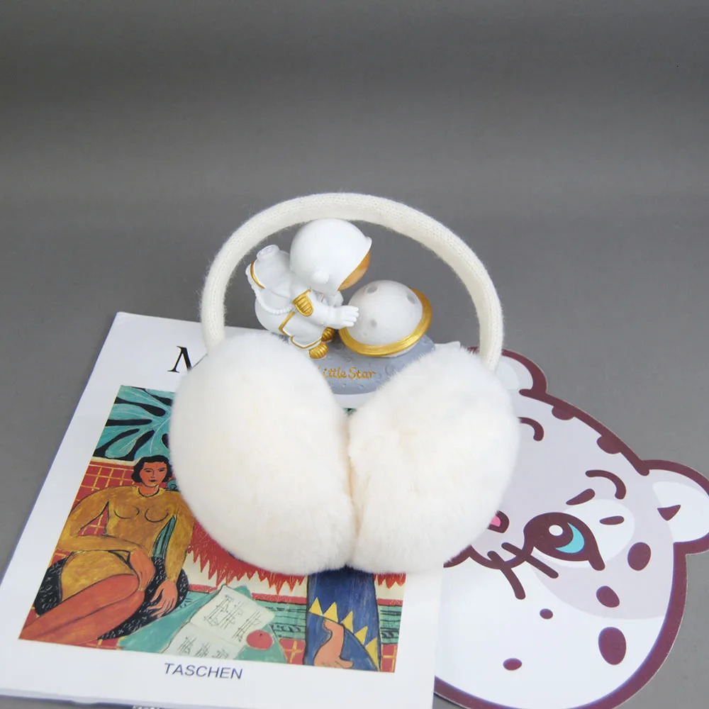 Natural 100% genuine Rex rabbit fur earmuffs for women in winter warm earmuffs for autumn and winter and warm earmuffs for winter 241107