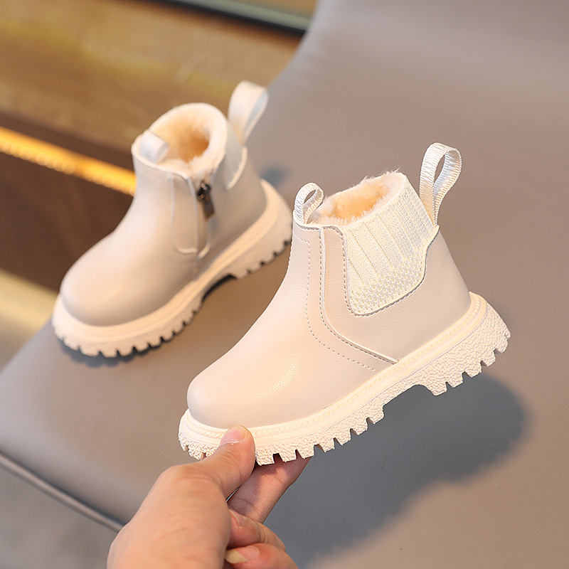 Autumn Winter Baby Kids Short Boots Super Warm Boys Girls Shoes Littlesprouts Pu Leather Children Boots Fashion Toddler Boots Kids Snow Shoes Sizes 21