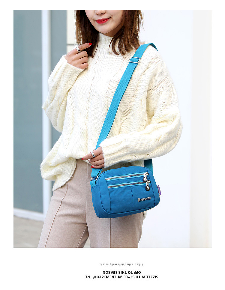 JINQIAOER Fashion Messenger Bag lightweight Waterproof Nylon Women Shoulder Bag Bolsa Ladies Travel Bag Satchels