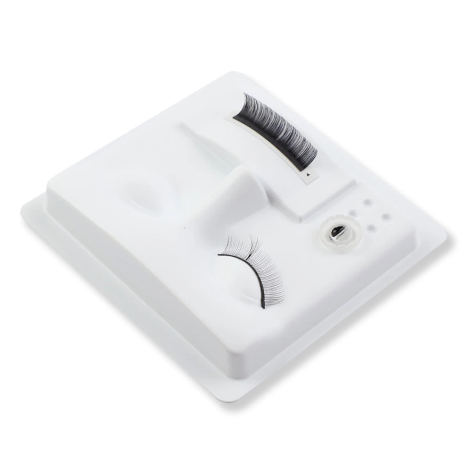 TDANCE 5Pcs False Eyelash Extension Template Transparent Shape Makeup Beauty Cosmetics Multi functional Display Tool 241107