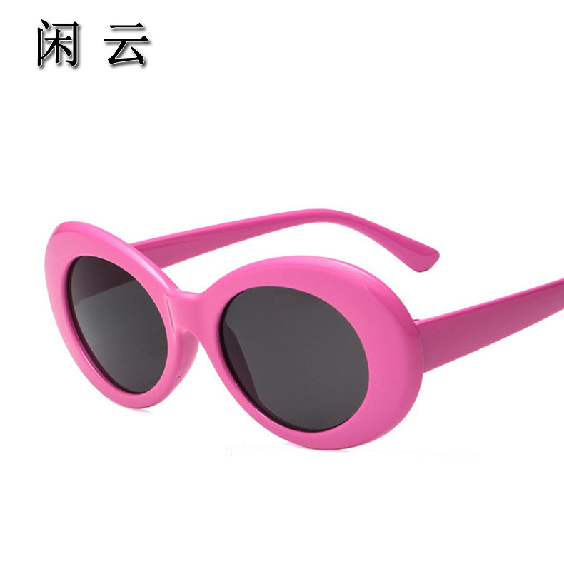 New Fashion Designer Sunglasses For Men And Women Outdoor Beach Resort Oval Frame Glasses