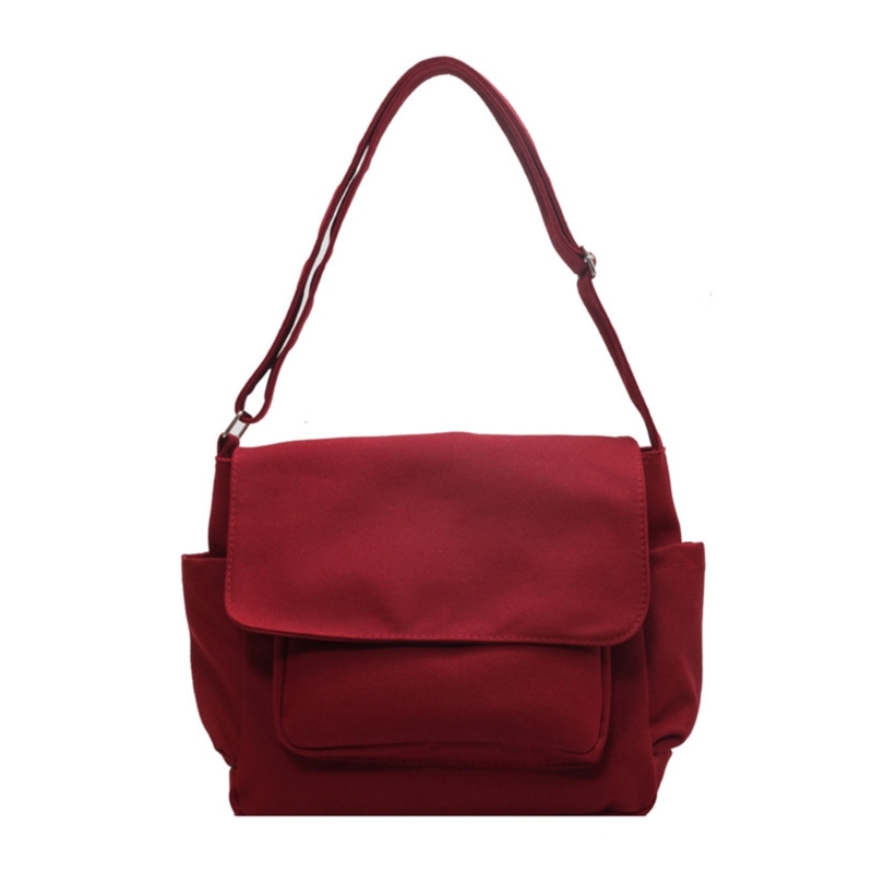 Trendy Japanese Canvas Crossbody Bag Casual Sling Bags for Activities