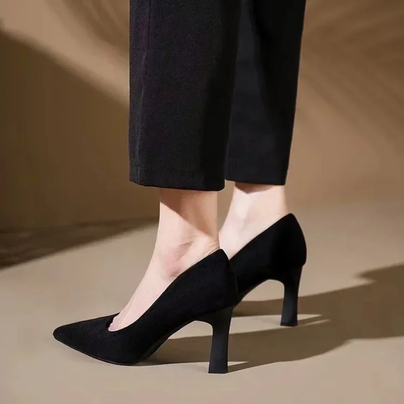Sandals Green Women High Heels Shoes Retro Pointed Toe Sexy Pumps 2024 Summer Wedding Women Shoes Stilettos Zapatos 241106