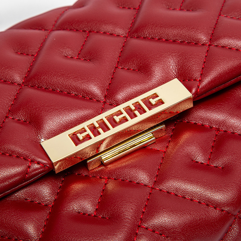 HC Fashion Classic 2024 New Women's Crossbody Large Capacity Bag PU Material Solid Color Letter Element Women's Shoulder Bag