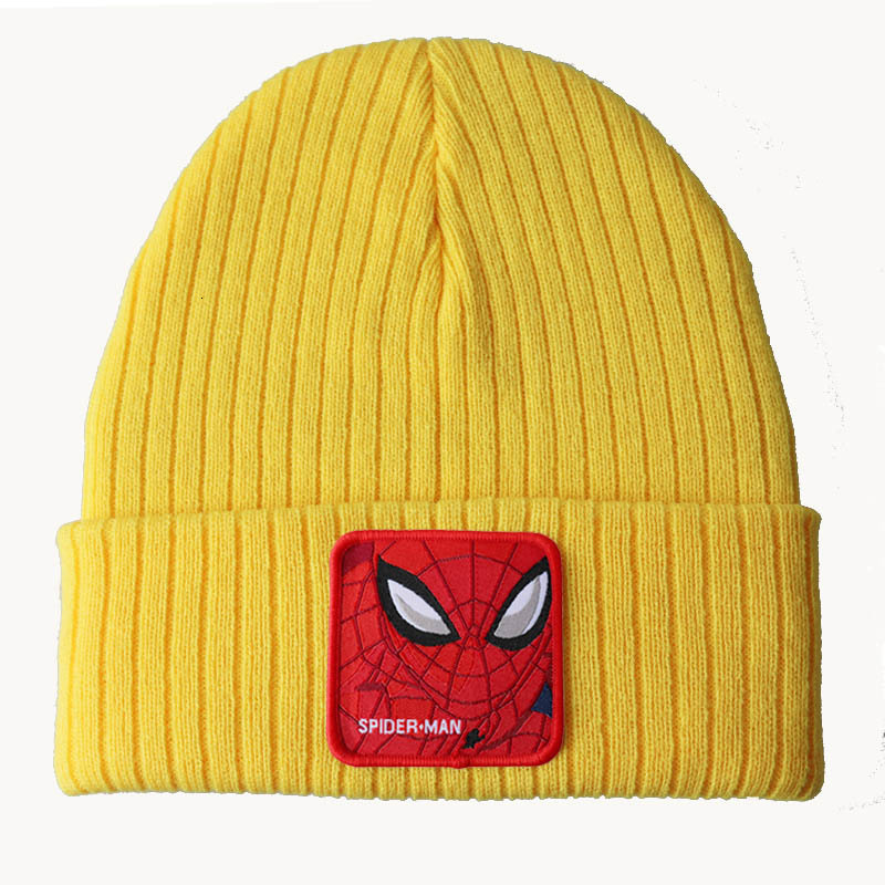 High quality design, New Cartoon Anime Character Spider Series Knitted Woolen Men's and Women's Autumn/Winter Cold Hat
