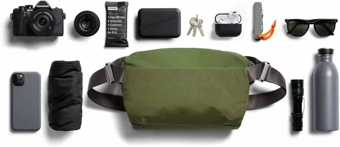 High Quality Bellroy Australia Venture Sling 9L Explorer Chest Bag Largecapacity unisex fashion One shoulder messenger bag 241106