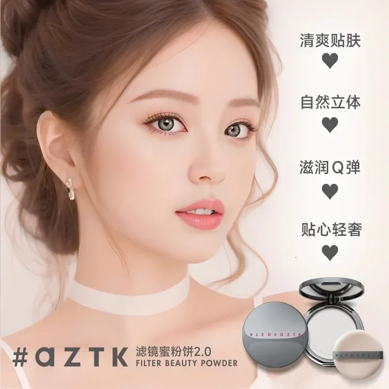 AZTK Natural Loose Powder Oil Control Long lasting Light Sensitivity Pore Powder Rare Beauty Makeup Cosmetics 241107