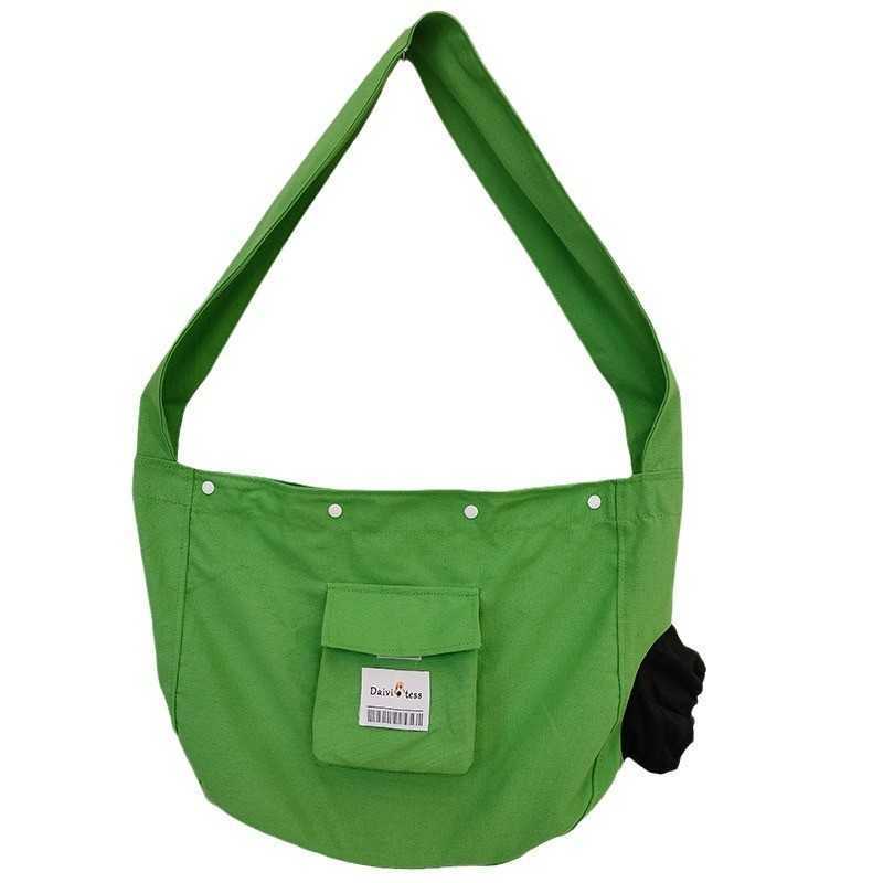 Cat Bag Portable Backpack Breathable Canvas Cat Small Pet Large Tote Bag 241115