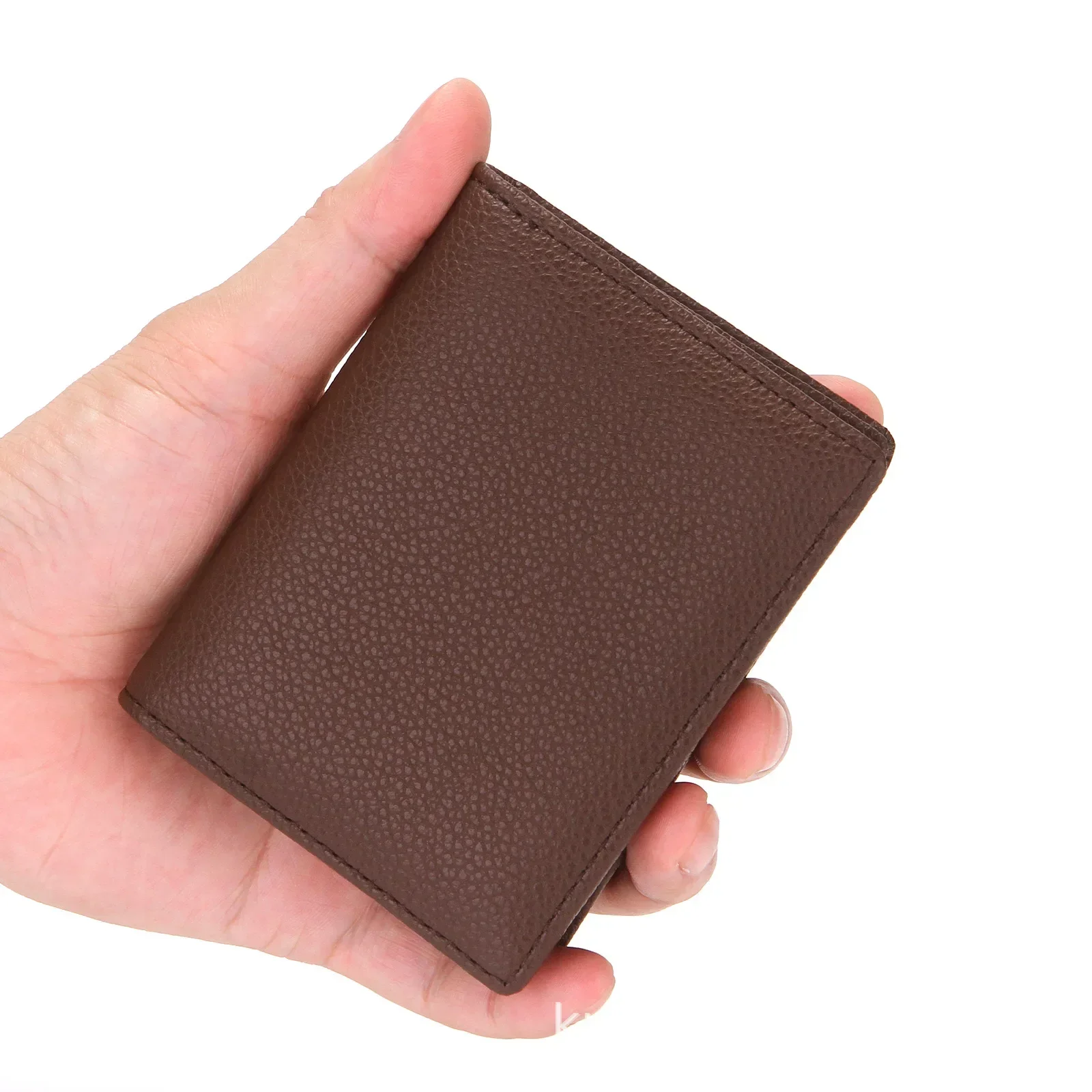 Men Credit Card Holders Purse Women Card ID Holder Organizer Business Bags New Black Brown Fashion Leather Card Wallets