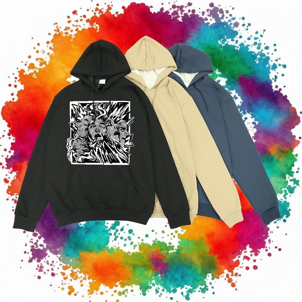 Designer Fashion Hoodie for Men Hooded Collar Long Sleeves Popular Mens Hoodie Black Khaki Blue Clothes Casual Warm Fleece