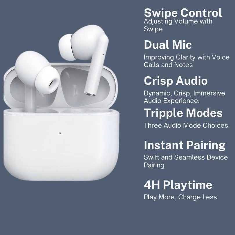 Pro3 Noise Cancelling Earphone ANC Headset Wireless Earbuds Mini Headphones Waterproof Ear buds