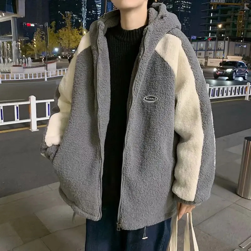 Mens winter and autumn warm jackets fashionable mens faux fur jackets high-end faux mink jackets with collars F53 jacket 241107