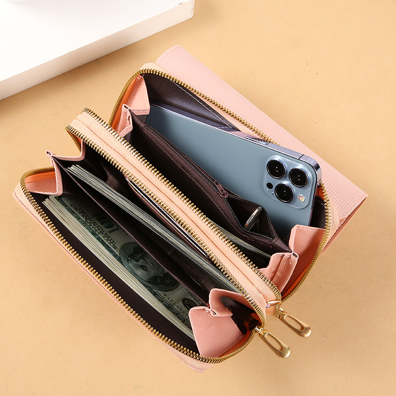 Buylor New Women's Handbag Fashion Mobile Phone Bag Ladies Wallet Pu Leather Clutch Bags Large Capacity Shoulder Bags Coin Purse