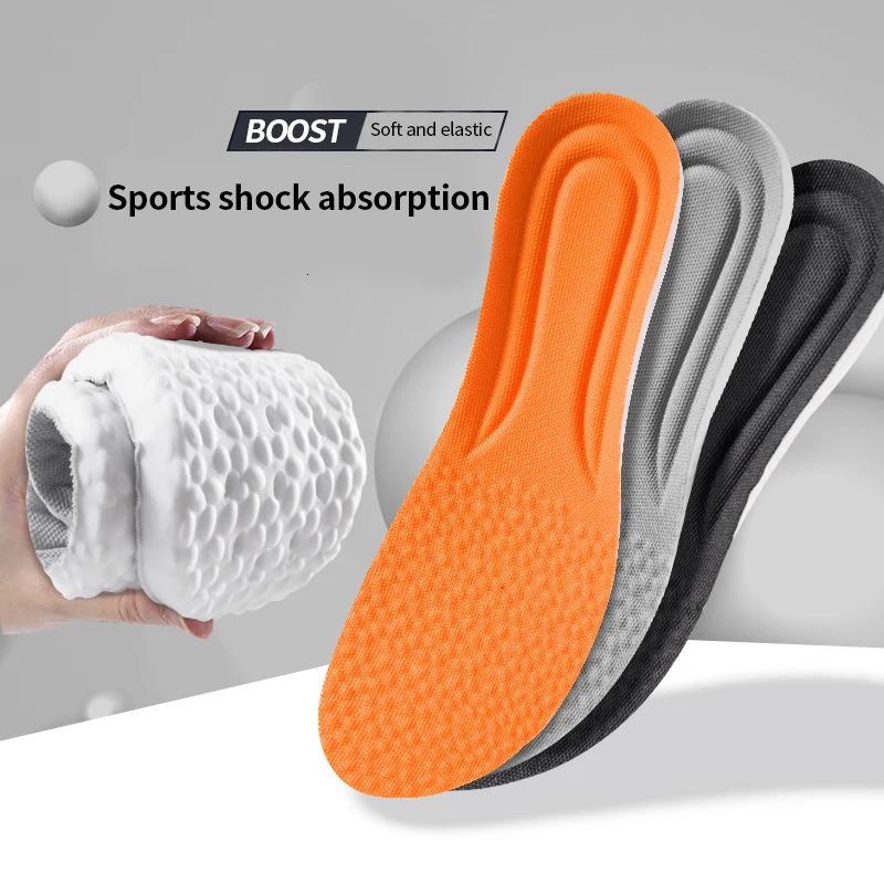 Sports shoe sole pad sports running shock-absorbing breathable deodorant PU soft cushion 241106