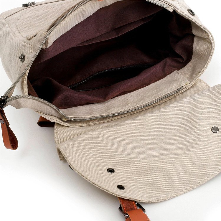New retro doctor canvas bag portable messenger bag large capacity commuter ladies fashion shoulder bag