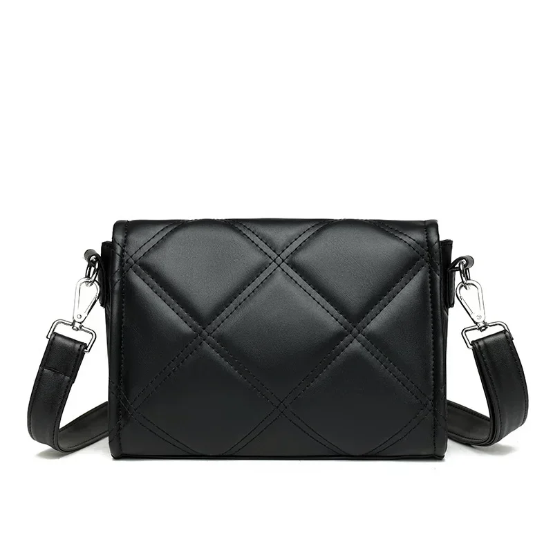 2024 Ladies' Casual Bag Retro Lapel Messenger Wallet Luxurious Designer Handbag Checkered Envelope Shoulder Bag.