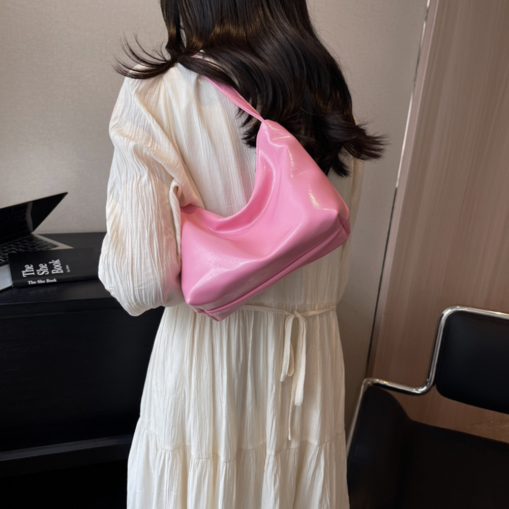 Soft PU Leather Shoulder Bag for Women Totes Shopper Mini Underarm Bolso Mujer Fashion Ins Large Bucket Handbag Purse 2023