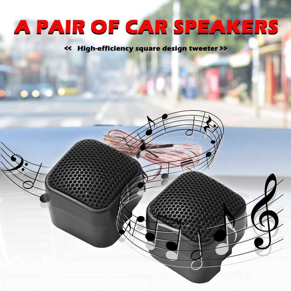 Car Audio 2PCS 500W Car Tweeter Speaker DC 12V 5A Mini Car Tweeter Speaker Universal Car Speaker High Efficiency for Car Audio System H250118
