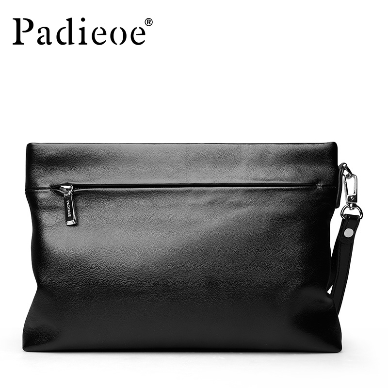 Padieoe bolsa masculina de couro clutch bag purses and handbags luxury envelope fashion
