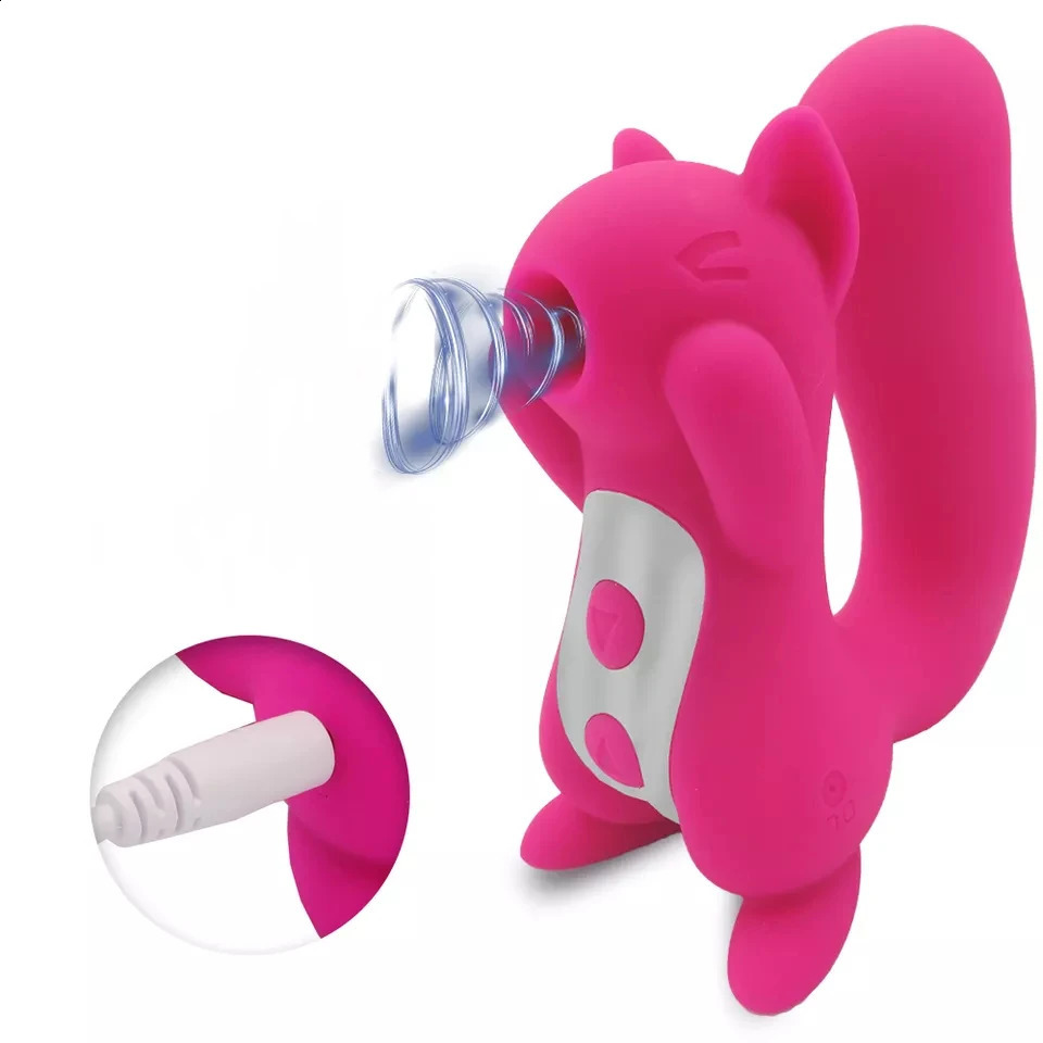 10 Modes Handhold Wireless Squirrel Clitoris Sucking Vibrator Nipple Vibrating Role Playing Massager Adult Sex Toys for Women 240401